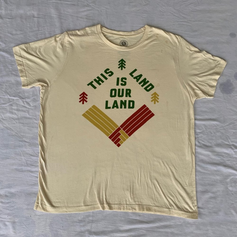 Parks Project "This Land Is Our Land Tee - Size XL